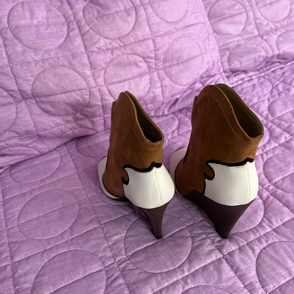 Tan JORJA Booties By Beaut Ashe - Picture 4 of 4